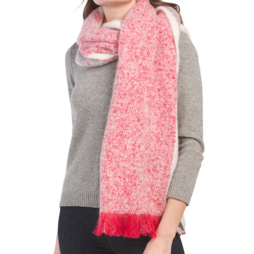 Free People Brushed Racer Stripe Scarf NWT